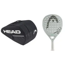 Head padel pakketilbud (1 x Head Bolt + 1 x Head base padel bag, sort) - HEAD Padel