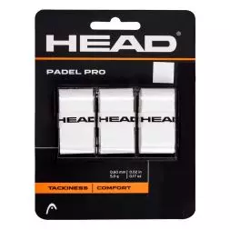 Head Padel Pro, 3-pak overgrip, flere farver-Hvid - Padel grip