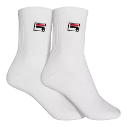 Fila socks 2 pack, white - Tennis strømper