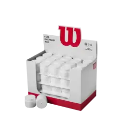 Wilson Pro Overgrip perforated box 60 white - Tennis grip
