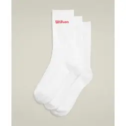 Wilson 3-pak strømper, hvid - Strømper