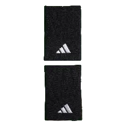 Adidas wristband large, logo, sort - Padel tilbehør