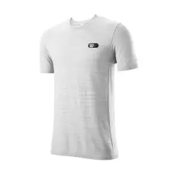 Wilson Bela Seamless Crew t-shirt II, hvid - Wilson padel tøj
